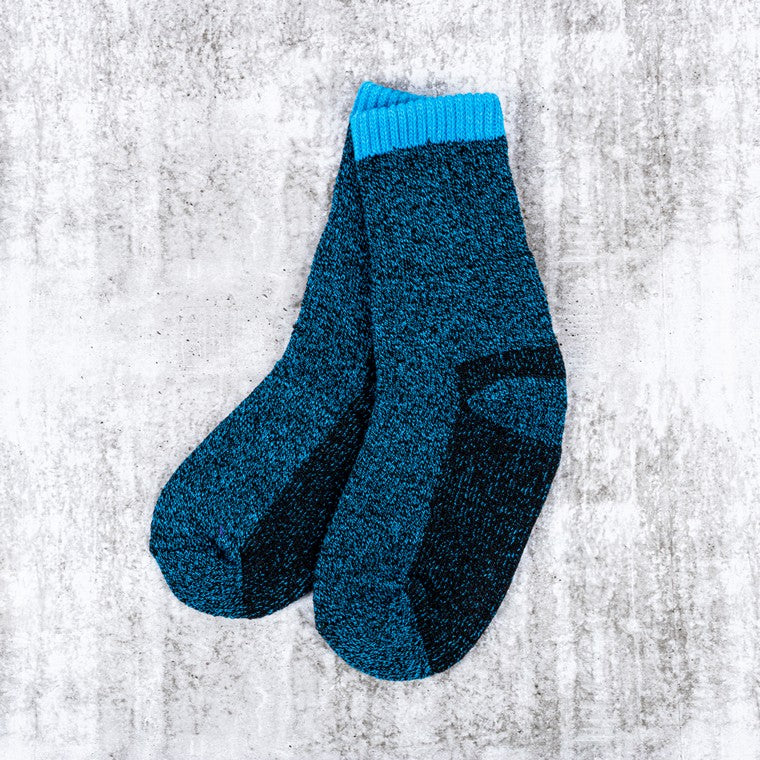 Kids Crew Heat Control Socks Blue
