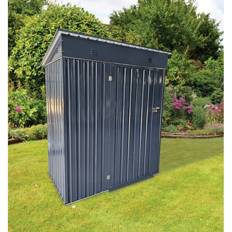 Pent Metal Shed, 150 x 84 x 180cm