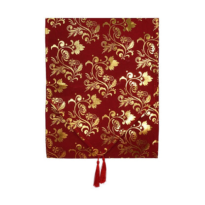Christmas Runner Red Gold Foil, Asstd