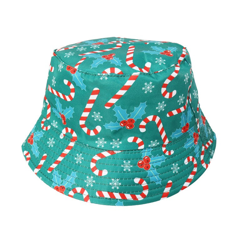 Christmas Bucket Hat Fun Patterns, Assorted