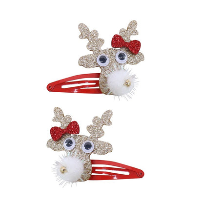 Glitter Hairclip, 2pk, Asstd