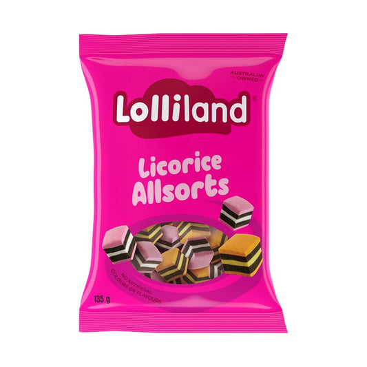 Lolliland Licorice Allsorts, 135g