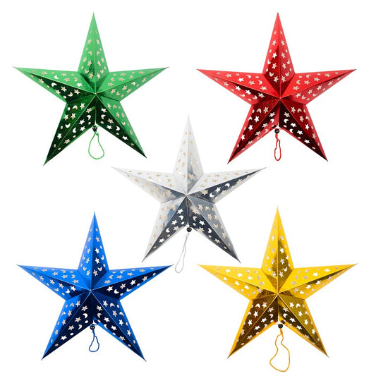 Christmas Hanging Star, Assorted
