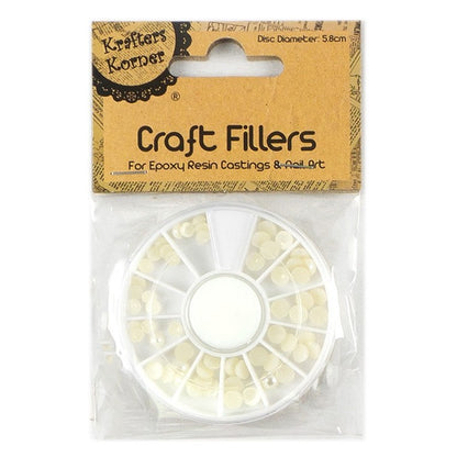Craft Fillers, Pearls, 2 Asstd Colours