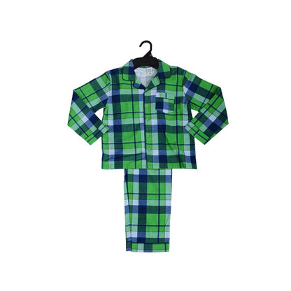Flannel PJ Set, Kelly Check, Size 12