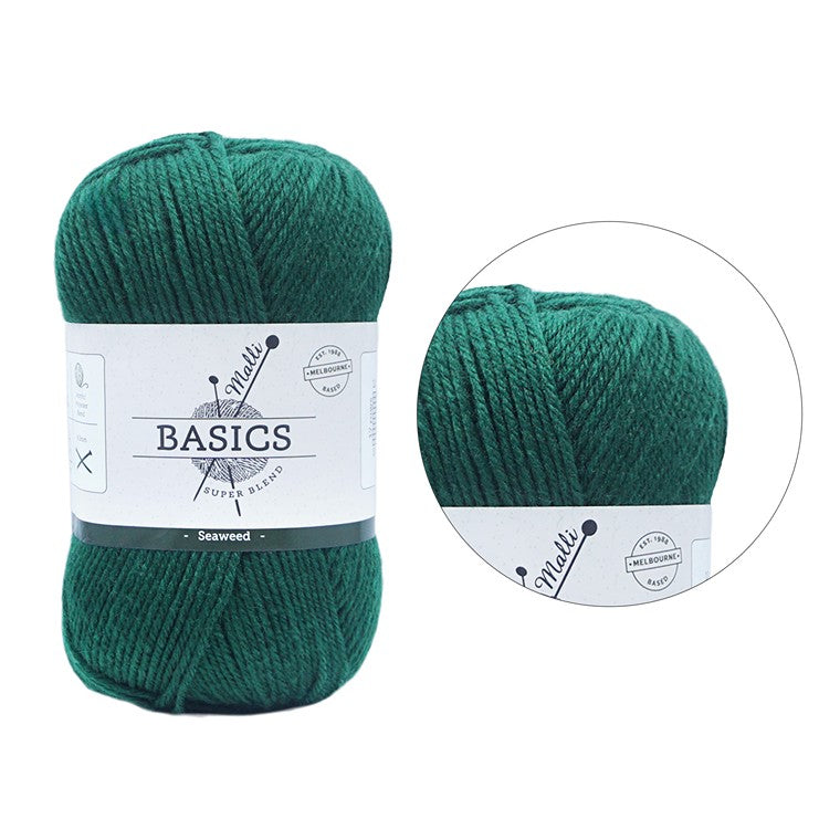 Acrylic Yarn, Seaweed