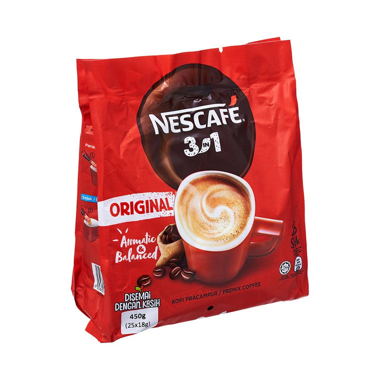 Nescafe 3 in 1, Original, 25pk