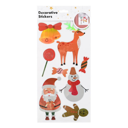 Metallic Window Stickers, Assorted