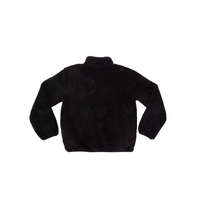 Sherpa Half Zip, Black, Size L