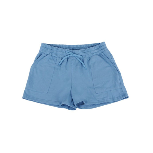 Chambray Pull-On Shorts, Size M