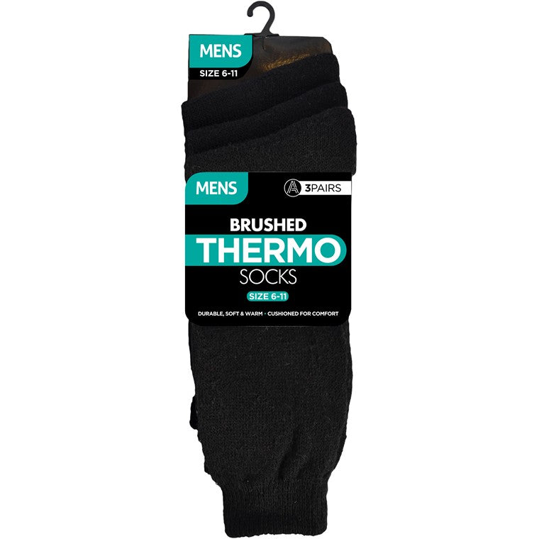 Mens Thermal Socks, 3pk