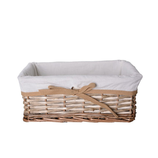 Willow Basket, Natural, Large