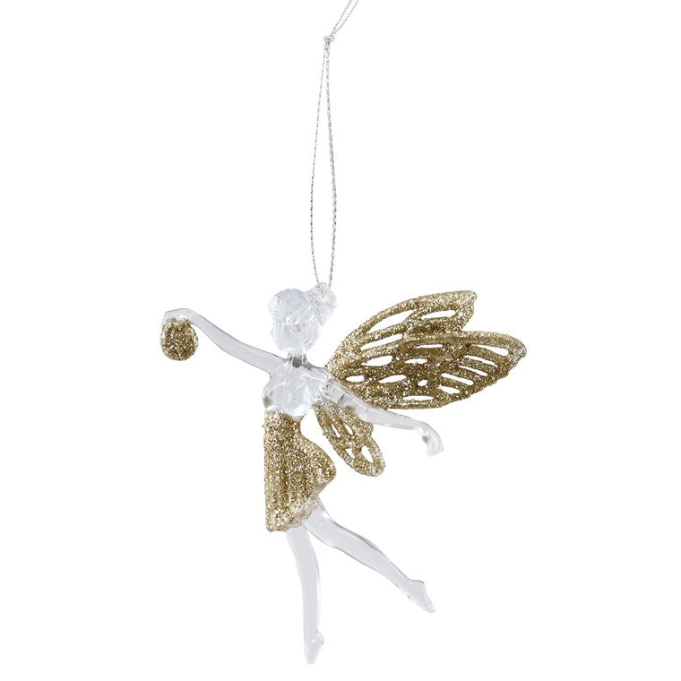 Hanging Fairy Glitter Wings, 12cm, Assorted