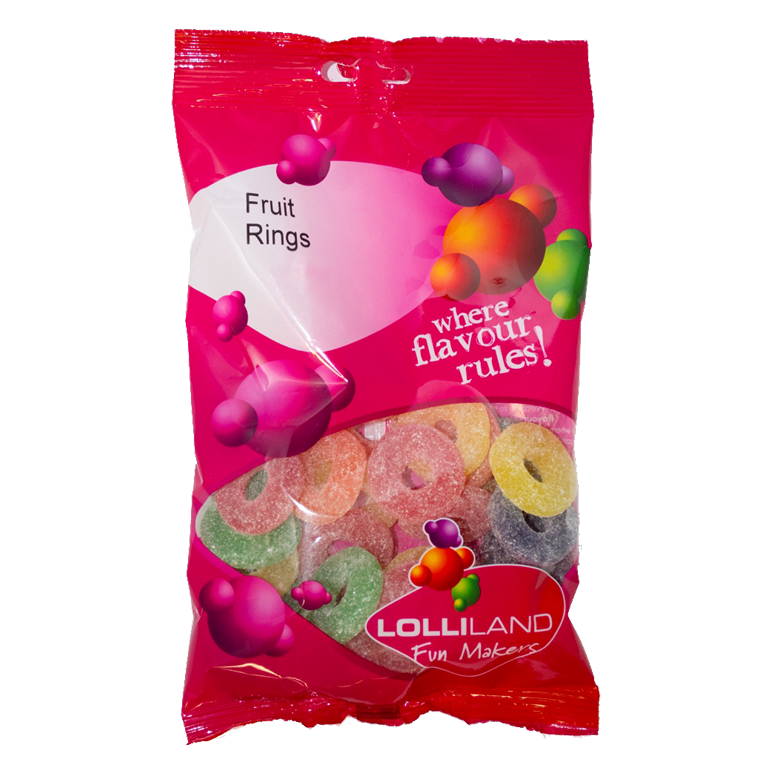 Lolliland Fruit Rings, 140g