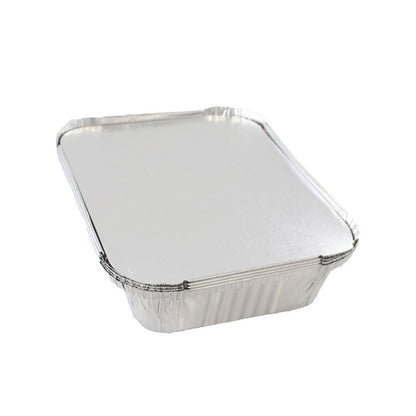 Foil Container w/ Lid, 4pk