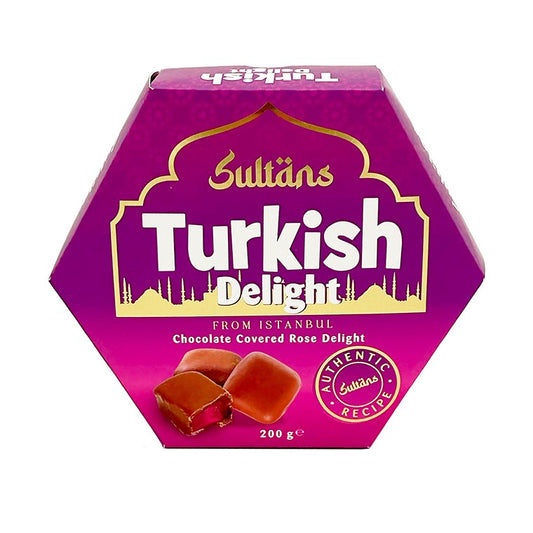 Sultans Turkish Delight, Milk Chocolate, 200g