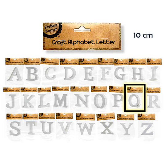 Alphabet Letters, Q, 10cm