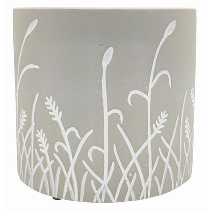 Mini Round Textured Ceramic Pot, Asstd