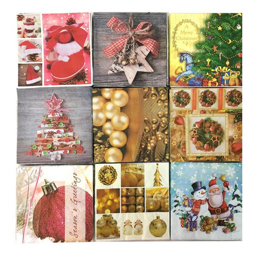 Christmas Napkins, 20pk
