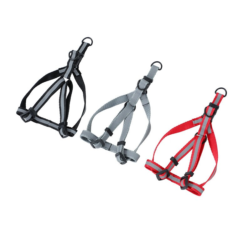 Adjustable Pet Harness, Small, 3 Asstd Colours