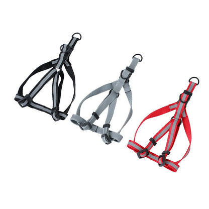 Adjustable Pet Harness, Small, 3 Asstd Colours