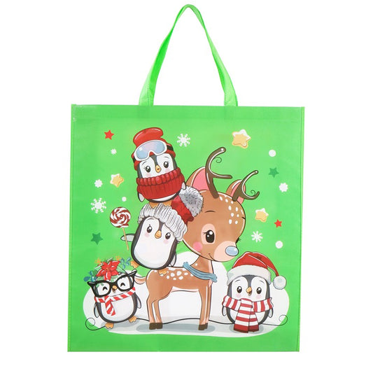 Christmas Shopping Bag, Large, Assorted