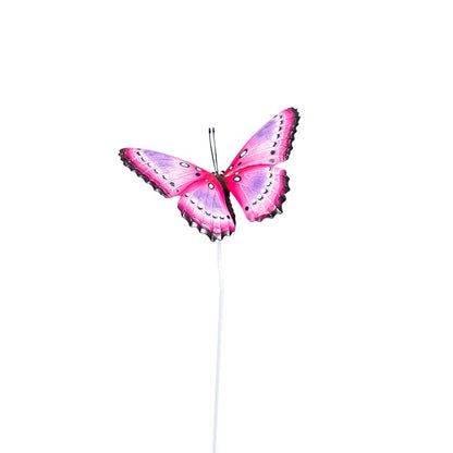 Metal Butterfly Yard Stake, Asstd