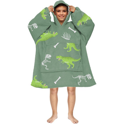 Boys Cuddle Hoodie, Print 2, 4 Asstd Designs