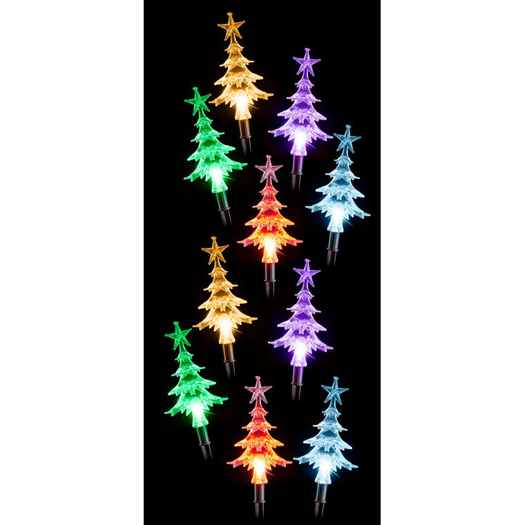 Solar Tree Path Lights, 10pk