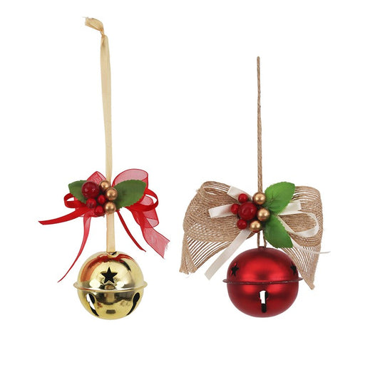 Bell Tree Ornament, 6cm, Assorted