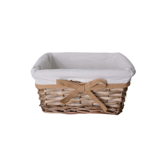 Willow Basket, Natural, Medium