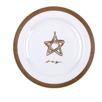 Christmas Plate, Round, Large, Asstd