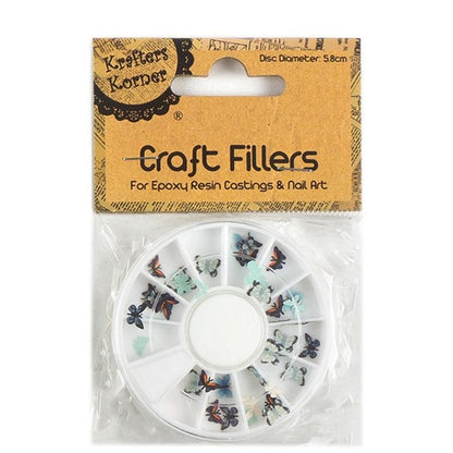 Craft Fillers, Butterflies, 3 Asstd Colours