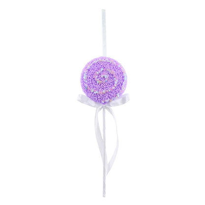Hanging Glitter Lollipop, 23cm, Assorted