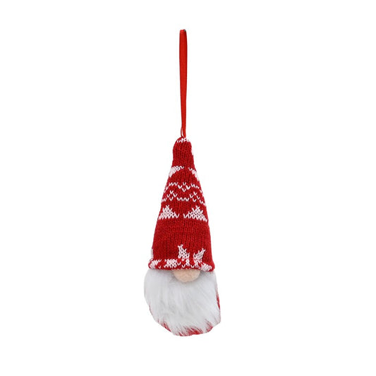 Hanging Knit Hat Gnome, 15cm, Mega Mix, Assorted