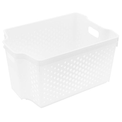 Hudson Stacking Basket, 28x20x14.5cm, 3 Asstd Colours