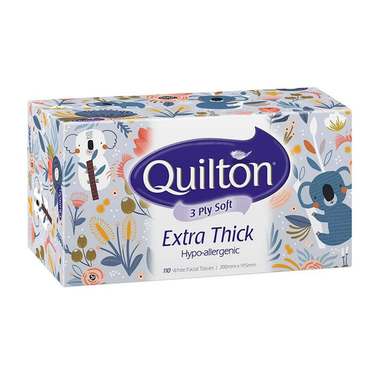 Quilton Facial Tissue, 110pk