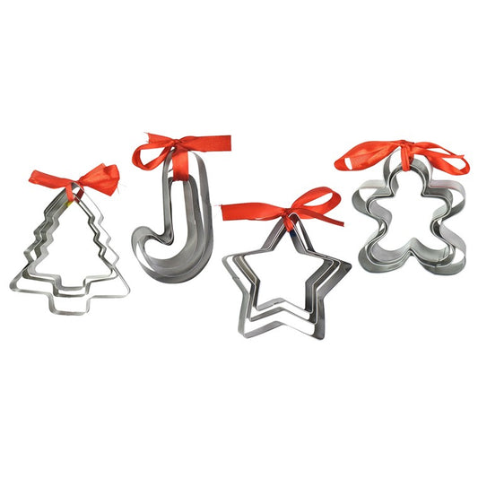 Christmas Cookie Cutter, 3pc, Assorted