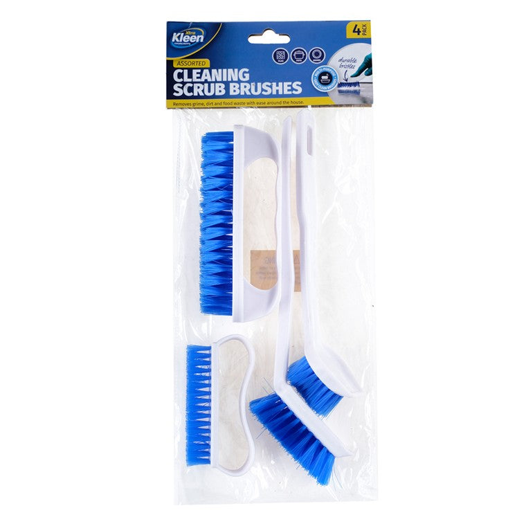 Xtra Kleen Cleaning Brush Set, 4pk