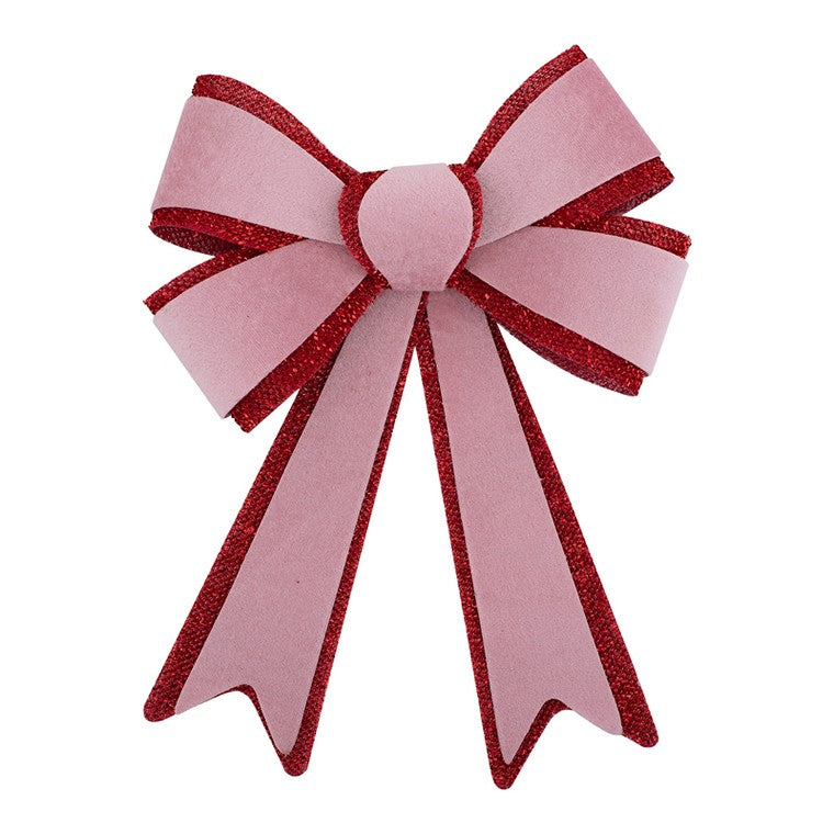 Pink & Red Bow