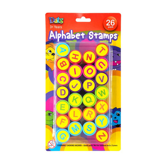 Alphabet Stamps, 26pk