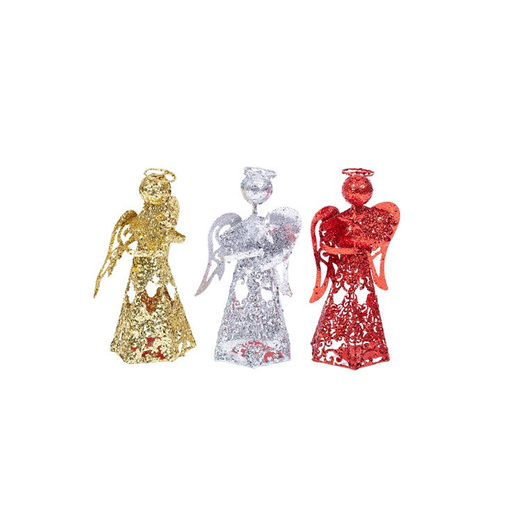 Christmas Angel Holding Star, 20cm