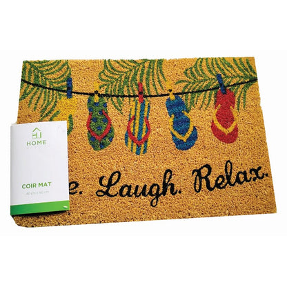 Coir Mat, Pattern, Asstd