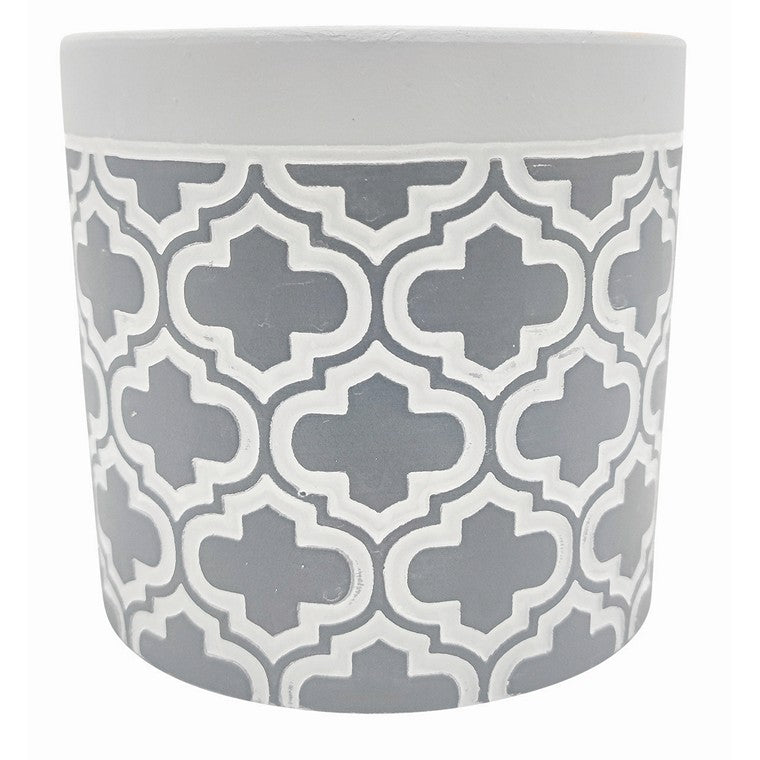 Mini Round Textured Ceramic Pot, Asstd