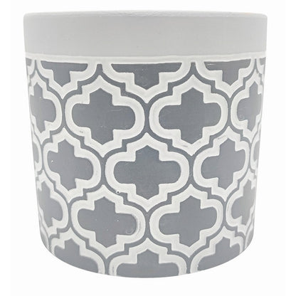 Mini Round Textured Ceramic Pot, Asstd