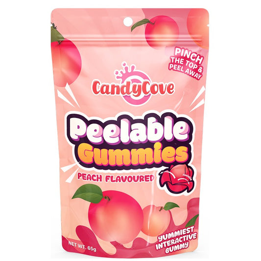 Candy Cove Peelable Gummies, Peach