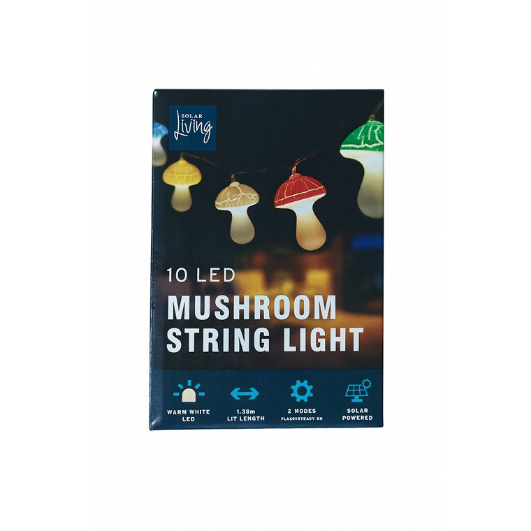 Mushroom String Light, 10 LED