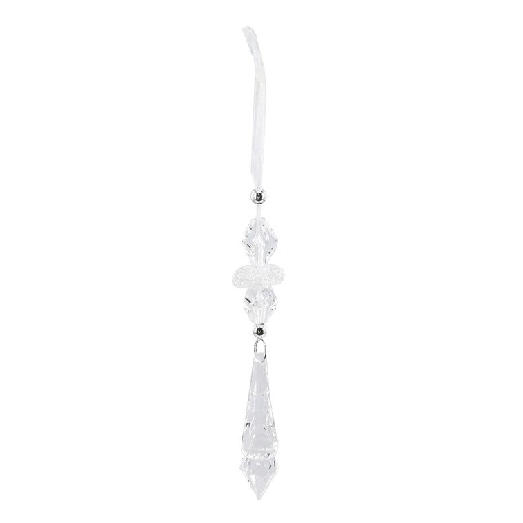Hanging Snowflake Drop, 20cm, Assorted