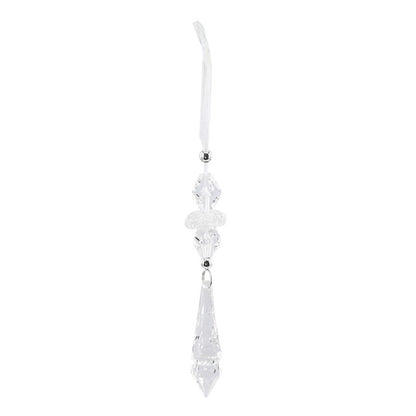 Hanging Snowflake Drop, 20cm, Assorted