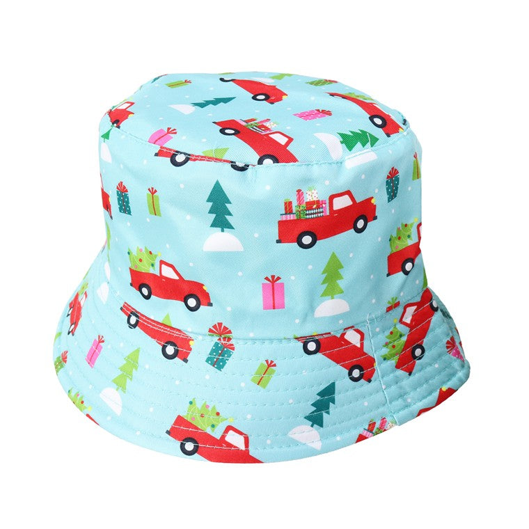 Christmas Bucket Hat Fun Patterns, Assorted